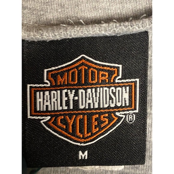 Harley Davidson Ladies Hawaii Thin gray Zip sweater Jacket Medium - Picture 7 of 7